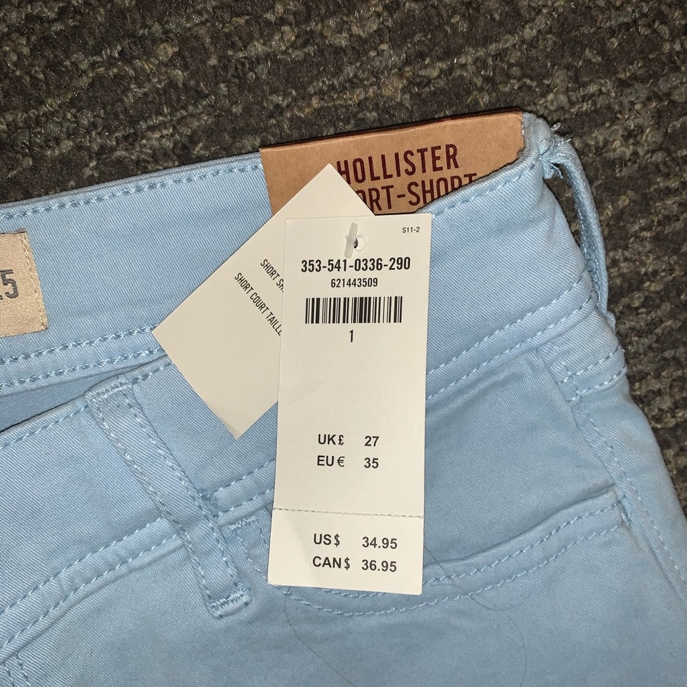 Hollister light blue jean shorts - Picture 4 of 5